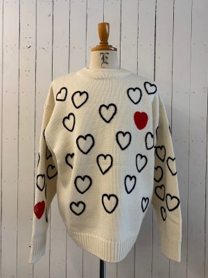ChahChah Heartfull Handembroydery Knit