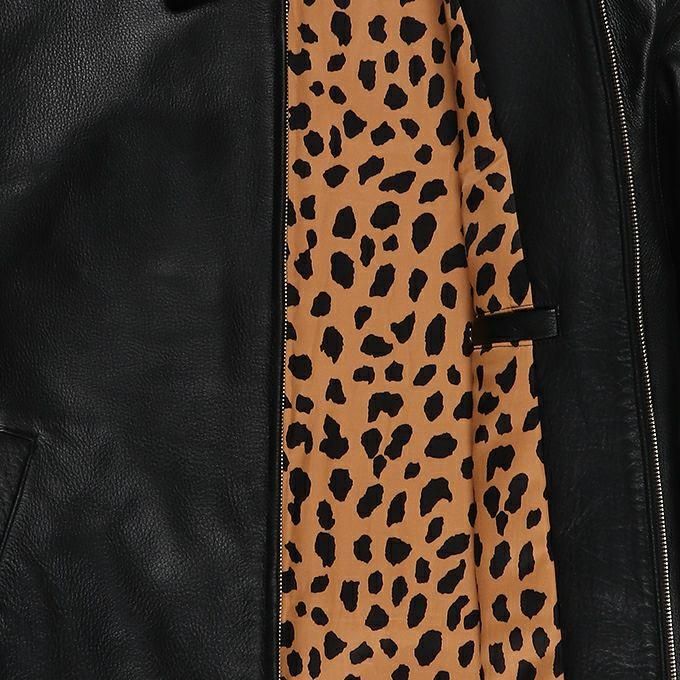 WACKO MARIA LEATHER VARSITY JACKET ( TYPE-4 ) - EMILIANO