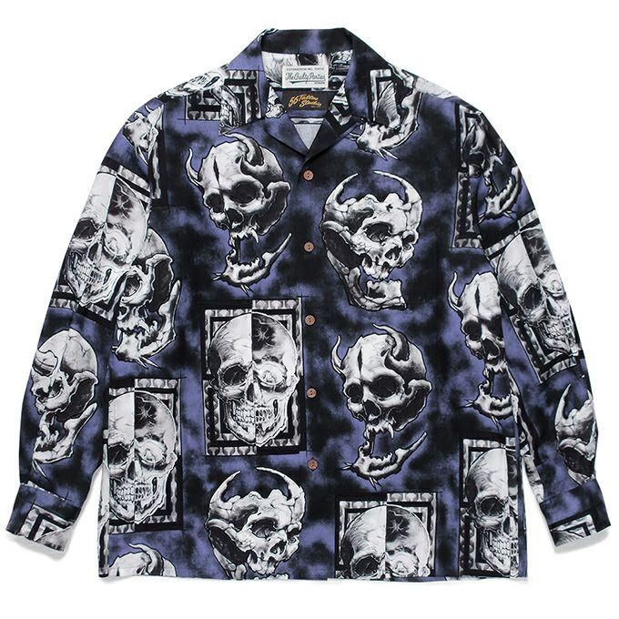 WACKO MARIA 56 TATTOO STUDIO / HAWAIIAN SHIRT L/S - EMILIANO 