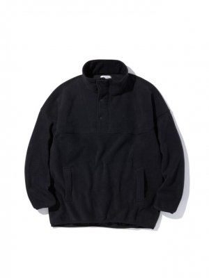 RADIALL TAHOE - STAND COLLARED PULLOVER SWEATSHIRT L/S