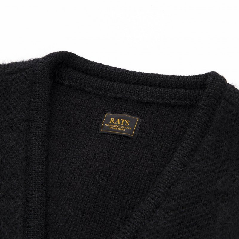 RATS NATIVE MOHAIR KNIT CARDIGAN - EMILIANO ONLINE SHOP｜RADIALL