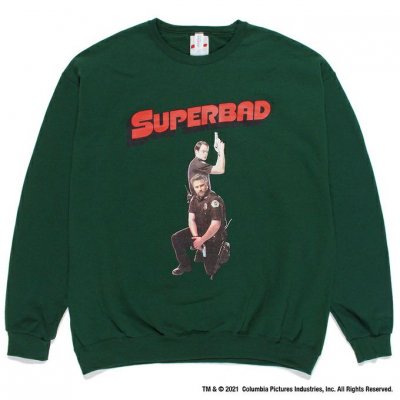 WACKO MARIA
SUPERBAD / CREW NECK SWEAT SHIRT ( TYPE-3 )