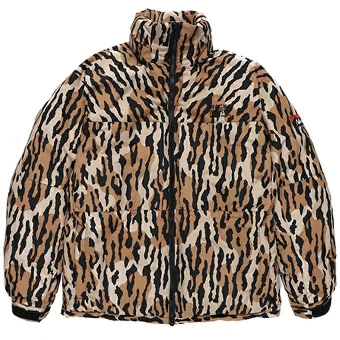 数回短時間着用ですWACKO MARIA NANGA LEOPARD DOWN JACKET