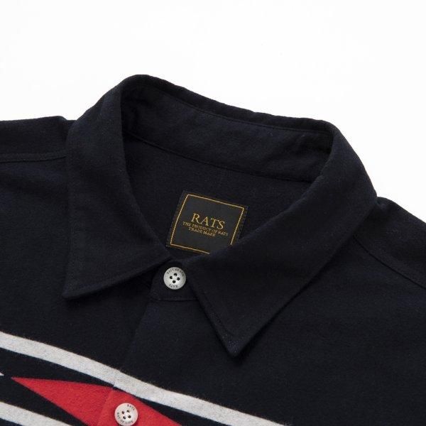 RATS NATIVE PRINT FLANNEL SHIRT - EMILIANO ONLINE SHOP｜RADIALL