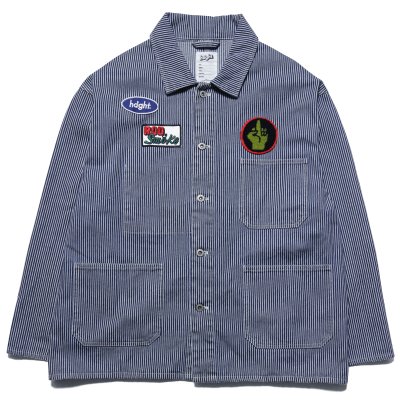 HAIGHT PATCH DENIM COVERALL (HICKORY)