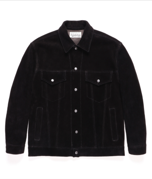 WACKO MARIA SUEDE LEATHER TRUCKER JACKET (TYPE-1) - EMILIANO ...