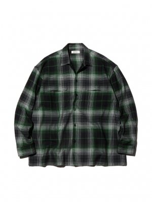RADIALL GLASSHOUSE - OPEN COLLARED SHIRT L/S 