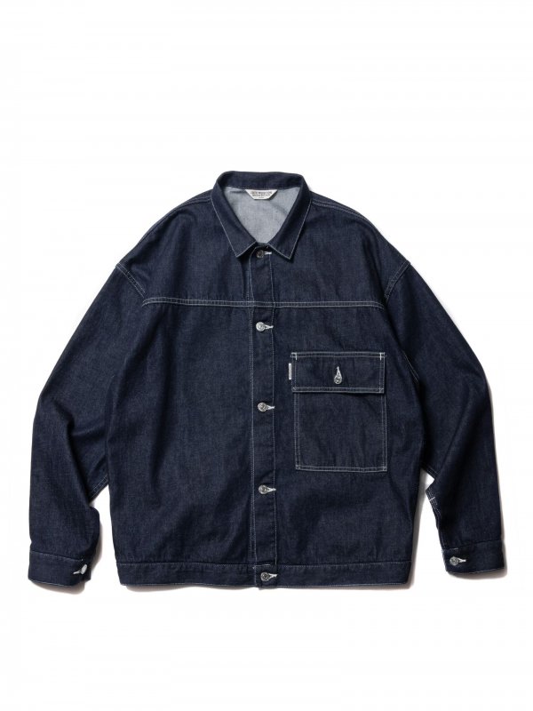 COOTIE RAZA DENIM JACKET (INDIGO 1 WASH) - EMILIANO ONLINE SHOP