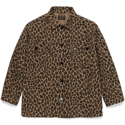 WACKO MARIA LEOPARD ARMY SHIRT