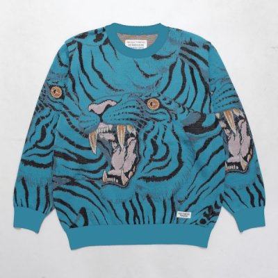 WACKO MARIA TIM LEHI / JACQUARD SWEATER (TYPE-1) 