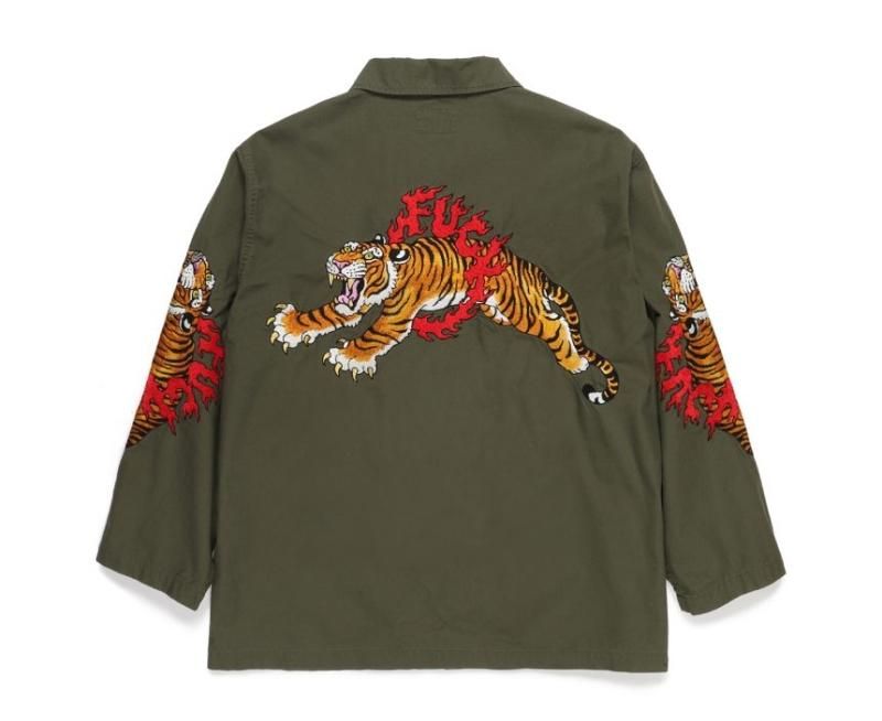 511162● WACKO MARIA TIM LEHI ARMY SHIRT