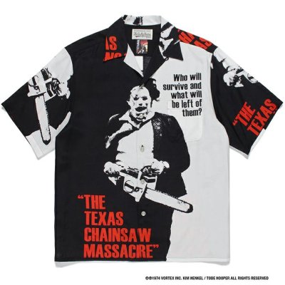 WACKO MARIA THE TEXAS CHAINSAW MASSACRE / S/S HAWAIIAN SHIRT ( TYPE-1 )