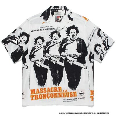 WACKO MARIA THE TEXAS CHAINSAW MASSACRE / S/S HAWAIIAN SHIRT ( TYPE-3 )