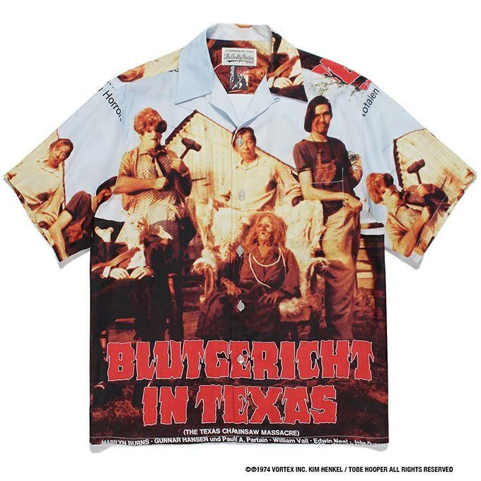 WACKO MARIA THE TEXAS CHAINSAW MASSACRE / S/S HAWAIIAN SHIRT