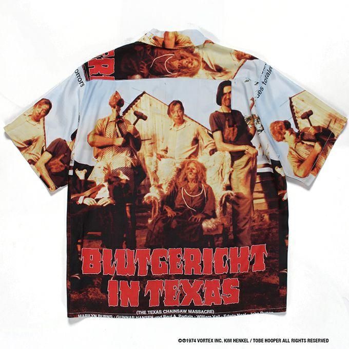 WACKO MARIA THE TEXAS CHAINSAW MASSACRE / S/S HAWAIIAN SHIRT