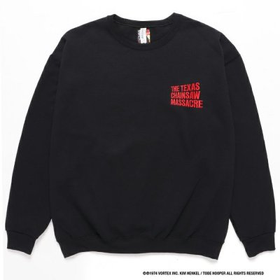 WACKO MARIA THE TEXAS CHAINSAW MASSACRE / CREW NECK SWEAT SHIRT ( TYPE-1 )