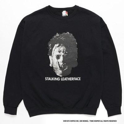 WACKO MARIA THE TEXAS CHAINSAW MASSACRE / CREW NECK SWEAT SHIRT ( TYPE-3 )