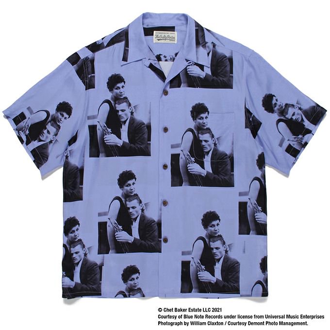 WACKO MARIA CHET BAKER / S/S HAWAIIAN SHIRT ( TYPE-3 ) - EMILIANO ONLINE  SHOP｜RADIALL,DELUXE,WACKO MARIA/ラディアル,デラックス,ワコマリア通販