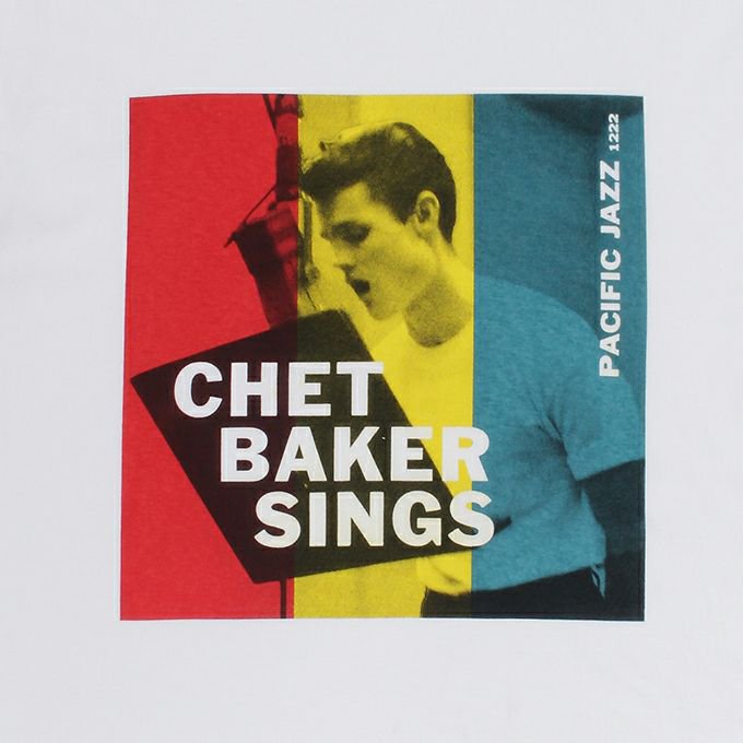 WACKO MARIA CHET BAKER / WASHED HEAVY WEIGHT CREW NECK T-SHIRT