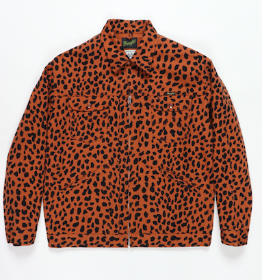 WACKO MARIA WRANGLER / LEOPARD TRUCKER JACKET - EMILIANO ONLINE