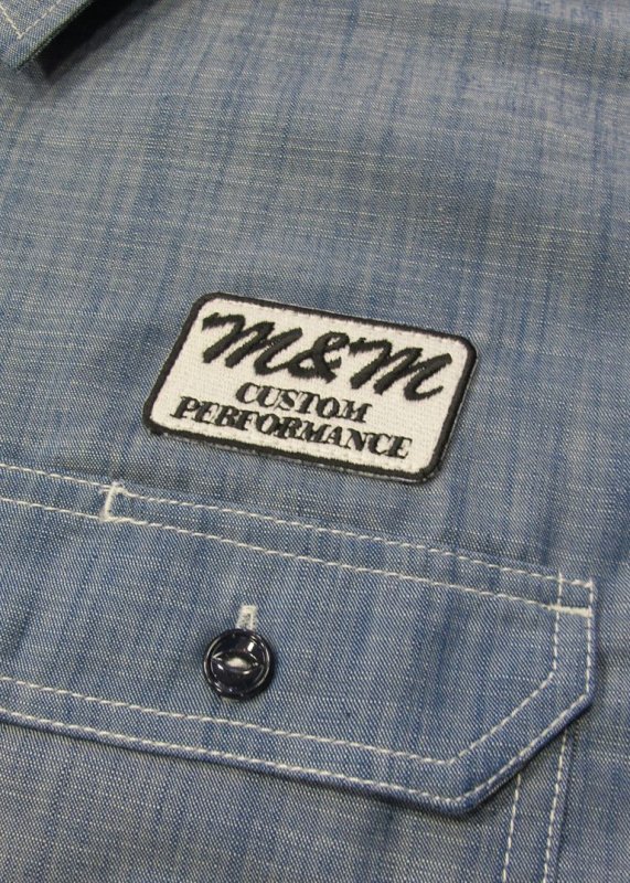 M&M T/C CHAMBRAY WORK SHIRT (22-MSH-003) - EMILIANO ONLINE SHOP