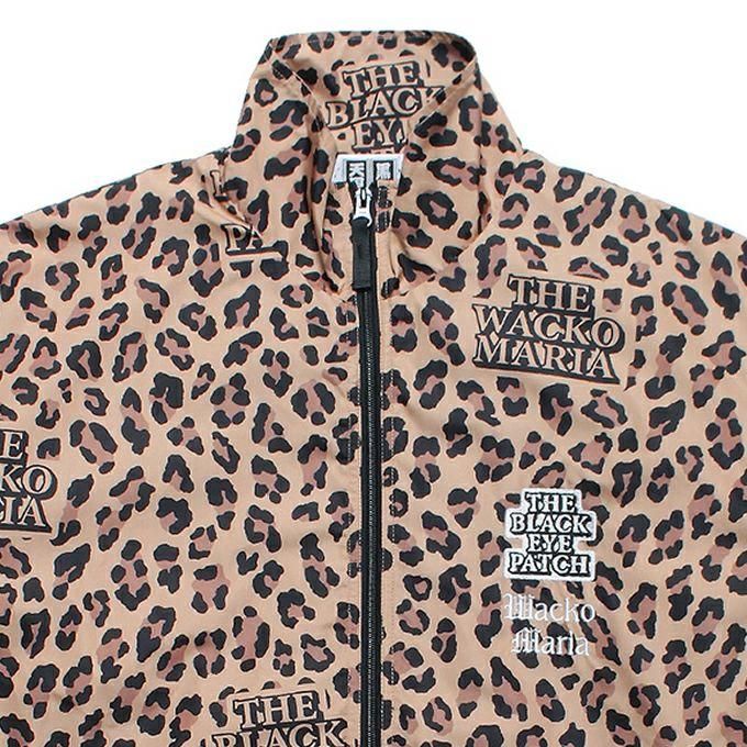 WACKO MARIA BLACK EYE PATCH / LEOPARD TRACK JACKET ( TYPE-2