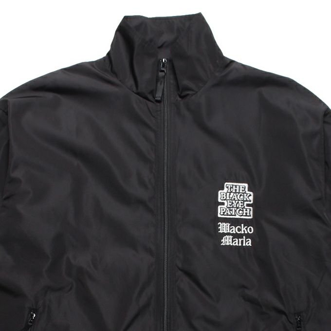 純正正規 BLACK jacket1 TRACK WACKOMARIA PATCH EYE ナイロンジャケット