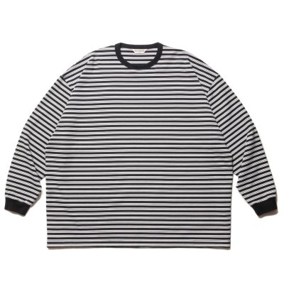 COOTIE Supima Border Oversized L/S Tee