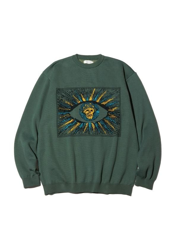 トップス RADIALL RIPPLE CREW NECK SWEATER L/S RADIALL RIPPLE - CREW NECK SWEATER L/S - EMILIANO ONLINE