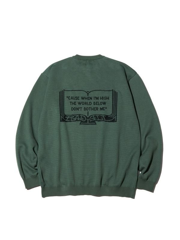 トップス RADIALL RIPPLE CREW NECK SWEATER L/S RADIALL RIPPLE - CREW NECK SWEATER L/S - EMILIANO ONLINE