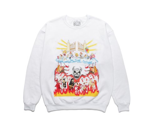 WACKO MARIA NECK FACE / CREW NECK SWEAT SHIRT ( TYPE-1 )