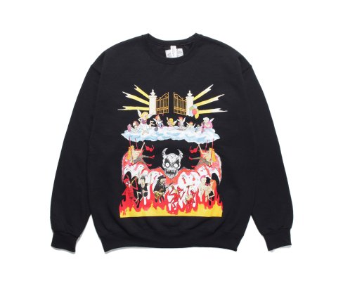 WACKO MARIA NECK FACE / CREW NECK SWEAT SHIRT ( TYPE-1 )