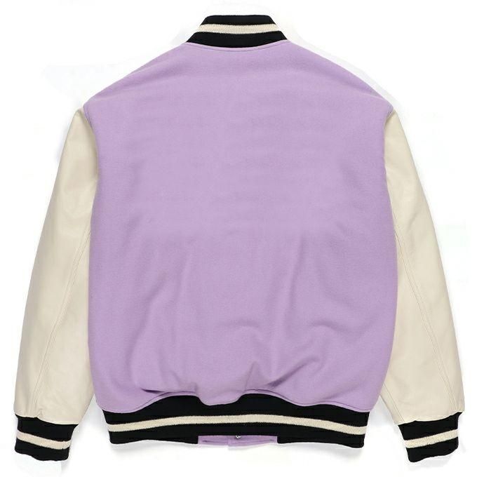 WACKO MARIA LEATHER VARSITY JACKET -B- ( TYPE-2 ) - EMILIANO