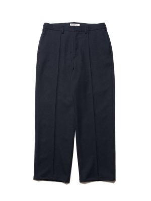 COOTIE POLYESTER TWILL PIN TUCK TROUSERS