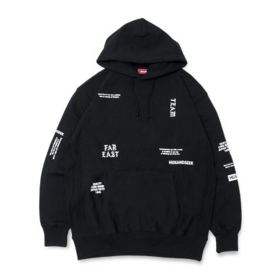 Hide and Seek TEAM FAR EAST Hooded Sweat Shirt