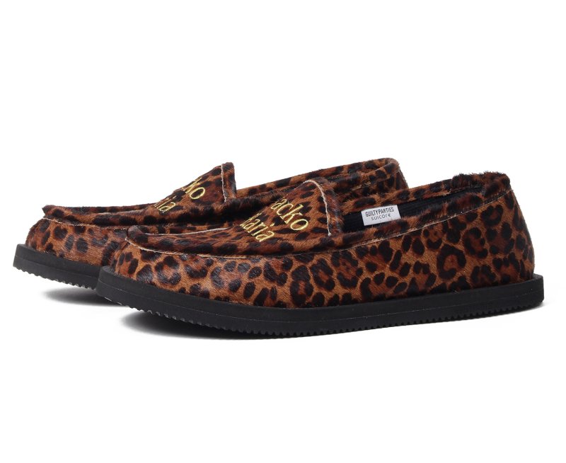 WACKO MARIA SUICOKE / LEOPARD LOAFER SHOES - EMILIANO ONLINE SHOP