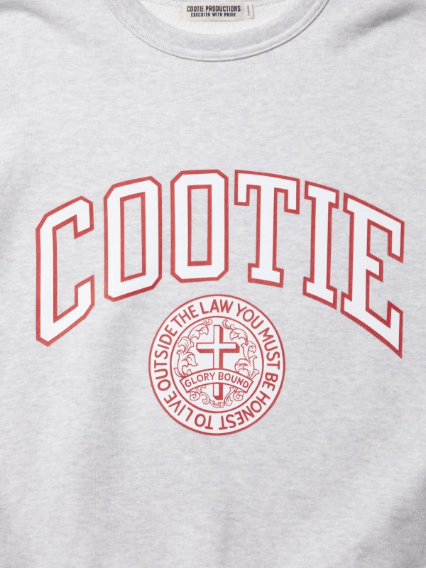 COOTIE Heavy Oz Sweat Crew (COLLEGE) - EMILIANO ONLINE SHOP