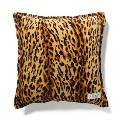 WACKO MARIA LEOPARD VELVET CUSHION (LEOPARD)