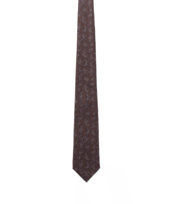 WACKO MARIA PAISLEY NECKTIE (BROWN)