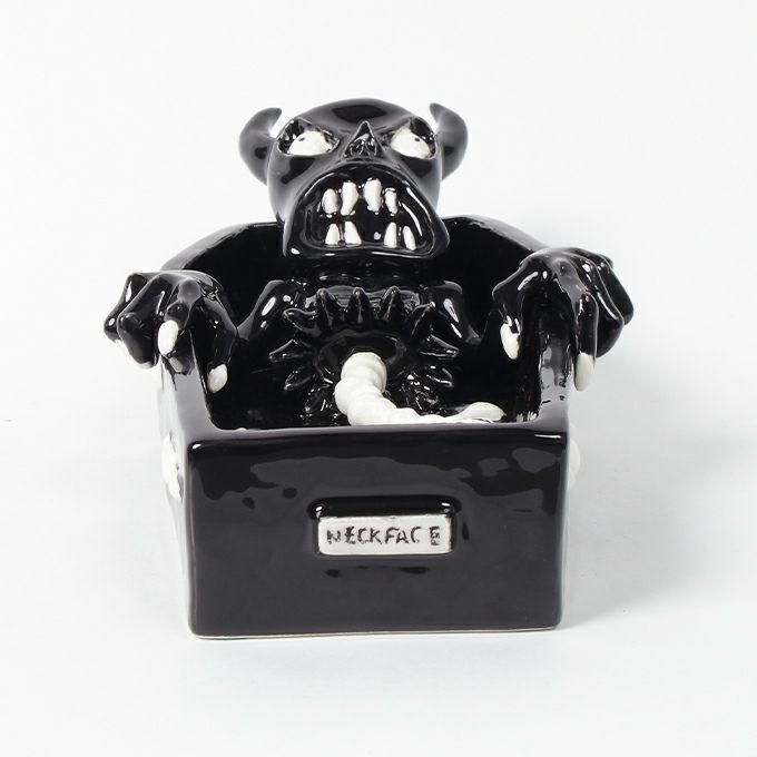 WACKO MARIA NECK FACE / ASHTRAY (BLACK) - EMILIANO ONLINE SHOP