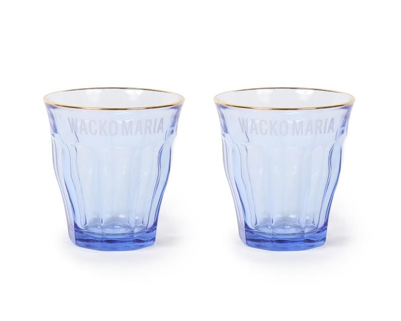 WACKO MARIA DURALEX / TWO SETS GLASS (BLUE) - EMILIANO ONLINE SHOP