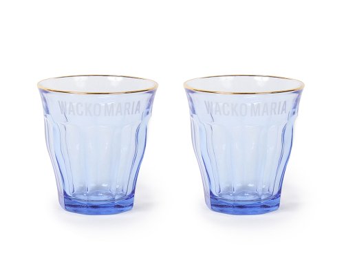 WACKO MARIA DURALEX / TWO SETS GLASS (BLUE)