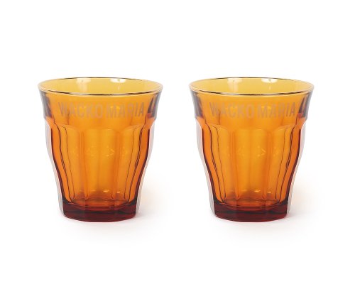 WACKO MARIA DURALEX / TWO SETS GLASS (BROWN)