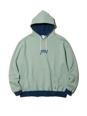 RADIALL FLAGS - HOODIE SWEATSHIRT L/S (SAGE GREEN)