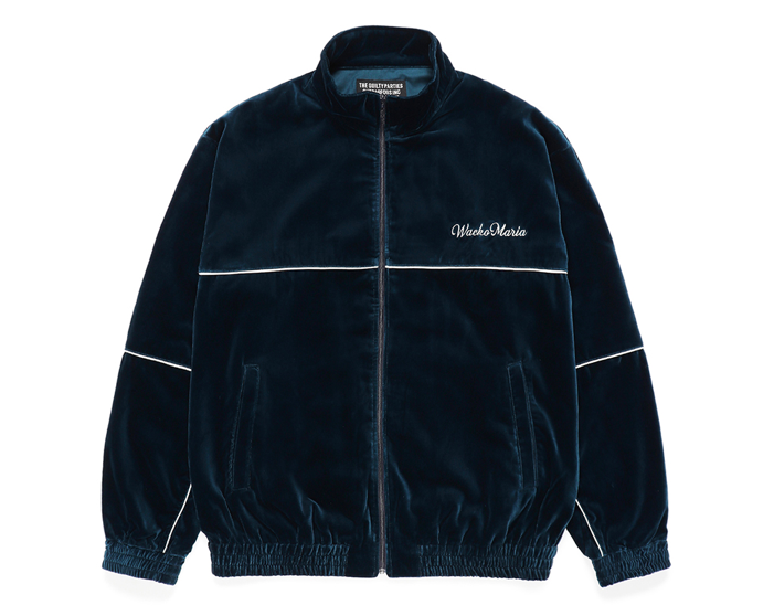 WACKO MARIA VELVET TRACK JACKET (NAVY) - EMILIANO ONLINE SHOP|RADIALL,DELUXE,WACKO MARIA/ラディアル,デラックス,ワコマリア通販 WACKO MARIA VELVET TRACK JACKET (NAVY) - EMILIANO ONLINE SHOP|RADIALL,DELUXE,WACKO MARIA/ラディアル,デラックス,ワコマリア通販