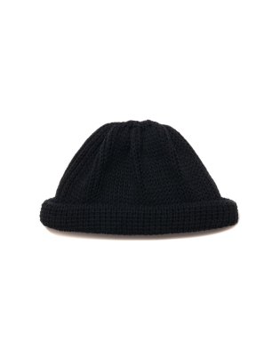 COOTIE Silk Low Guage Roll Up Beanie (Black)