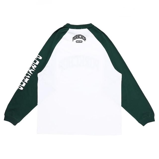 PORK CHOP/ポークチョップ/COLLEGE RAGLAN L/S TEE/カレッジラグラン