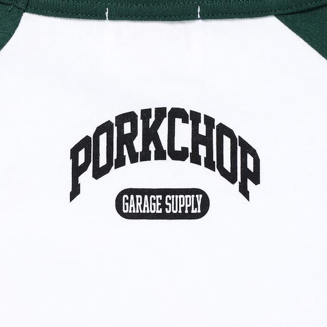 Porkchop ラグランスリーブTシャツ Porkchop ラグランスリーブTシャツ PORKCHOP GARAGE SUPPLY 「SLOGAN L