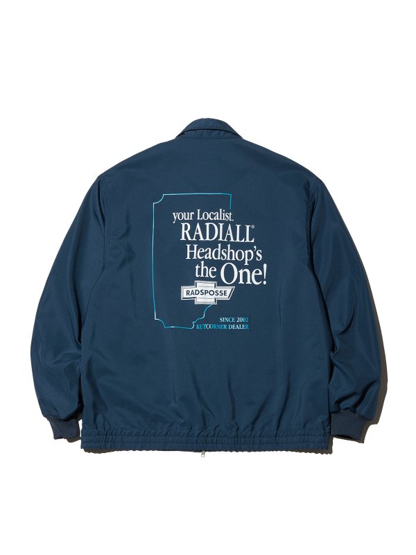 RADIALL/ラディアル/POSSE - ZIP UP BLOUSON/ジップアップブルゾン/NAVY - EMILIANO ONLINE SHOP｜ RADIALL,DELUXE,WACKO MARIA/ラディアル,デラックス,ワコマリア通販