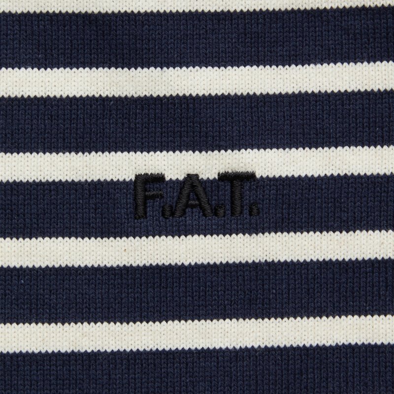 FAT/エフエーティ/MONT SAINT/ボーダーロングスリーブカットソー/(NAVY